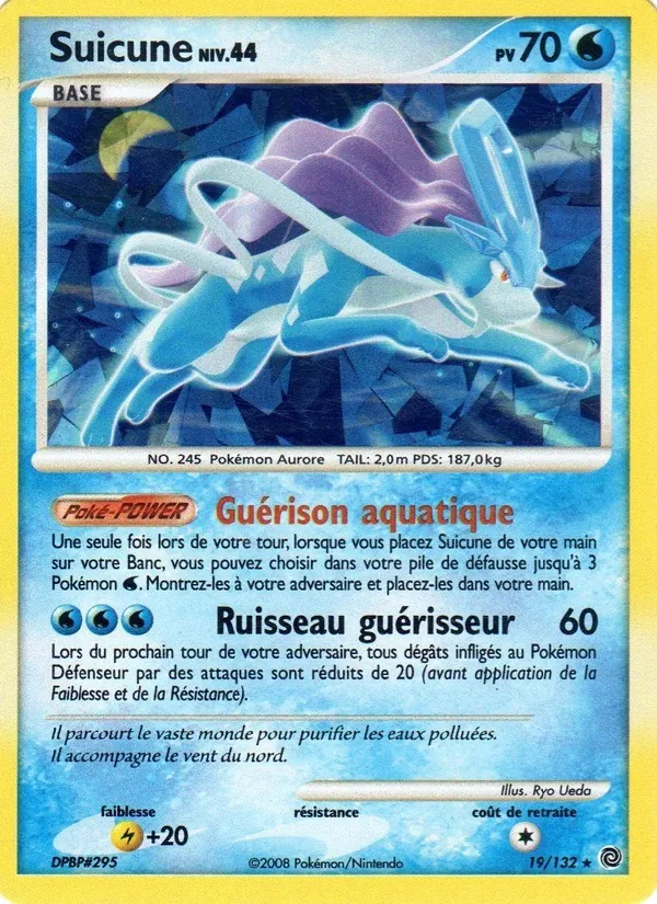 Carte Suicune 19/132 – Merveilles Secrètes