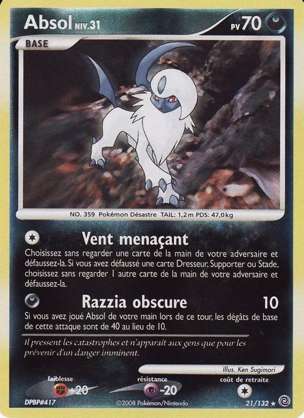 Carte Absol 21/132 – Merveilles Secrètes