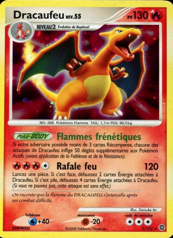 Carte Dracaufeu 3/132 – Merveilles Secrètes