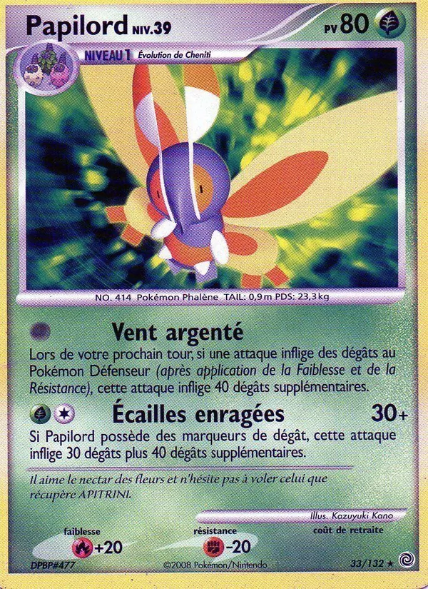 Carte Papilord 33/132 – Merveilles Secrètes