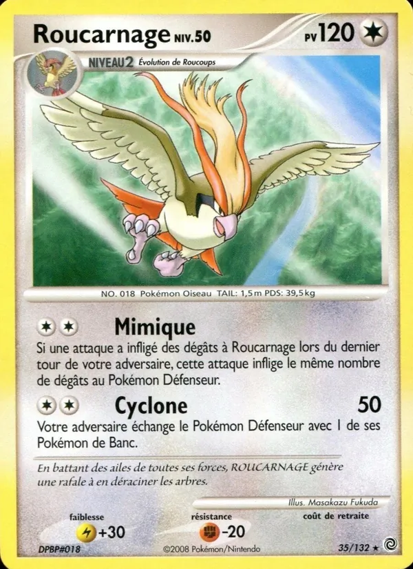 Carte Roucarnage 35/132 – Merveilles Secrètes