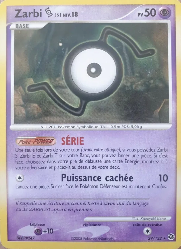 Carte Zarbi S 39/132 – Merveilles Secrètes