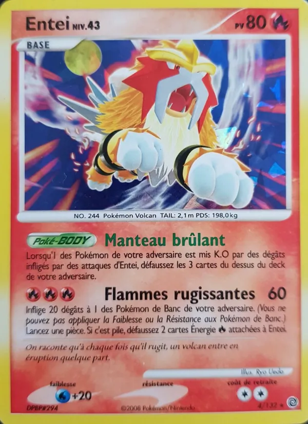 Carte Entei 4/132 – Merveilles Secrètes