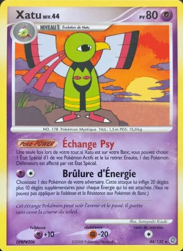 Carte Xatu 44/132 – Merveilles Secrètes