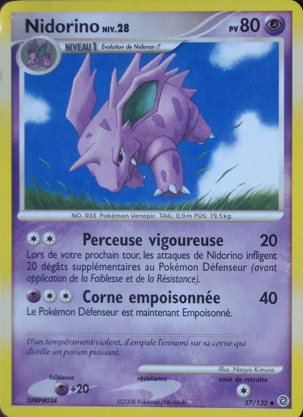 Carte Nidorino 57/132 – Merveilles Secrètes