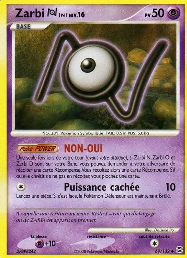 Carte Zarbi N 69/132 – Merveilles Secrètes
