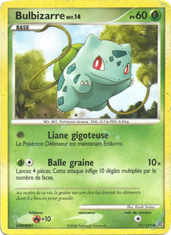 Carte Bulbizarre 77/132 – Merveilles Secrètes