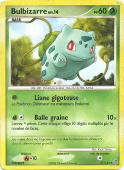 Carte Bulbizarre 77/132 – Merveilles Secrètes
