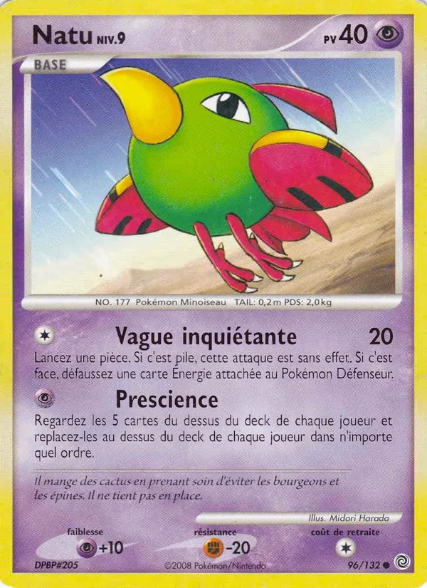 Carte Natu 96/132 – Merveilles Secrètes