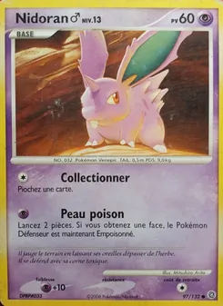 Carte Nidoran♂ 97/132 – Merveilles Secrètes