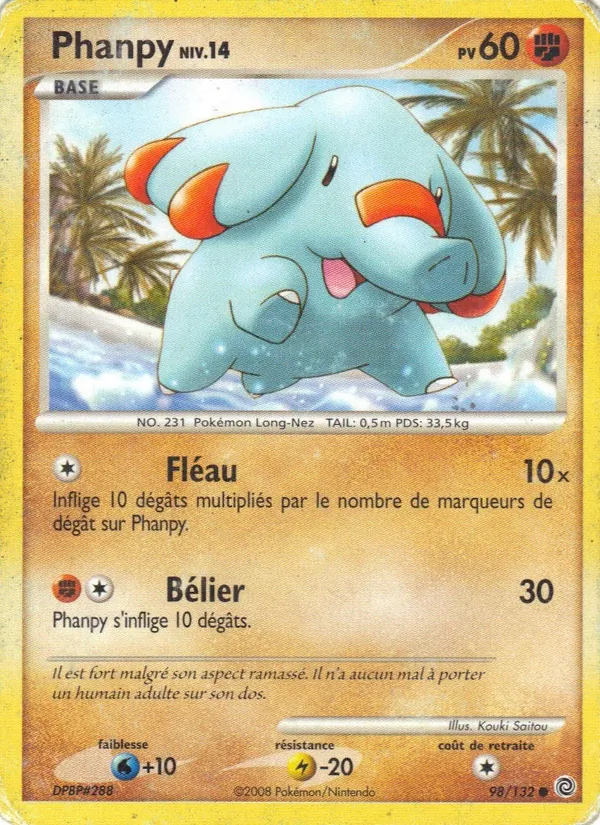 Carte Phanpy 98/132 – Merveilles Secrètes
