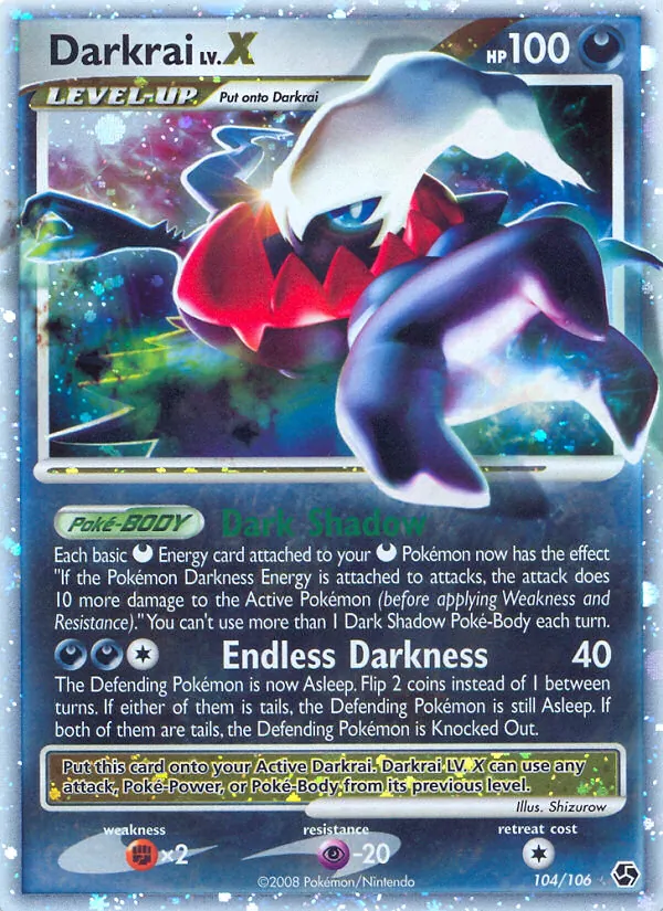 Carte Darkrai 104/106 – Duels au sommet