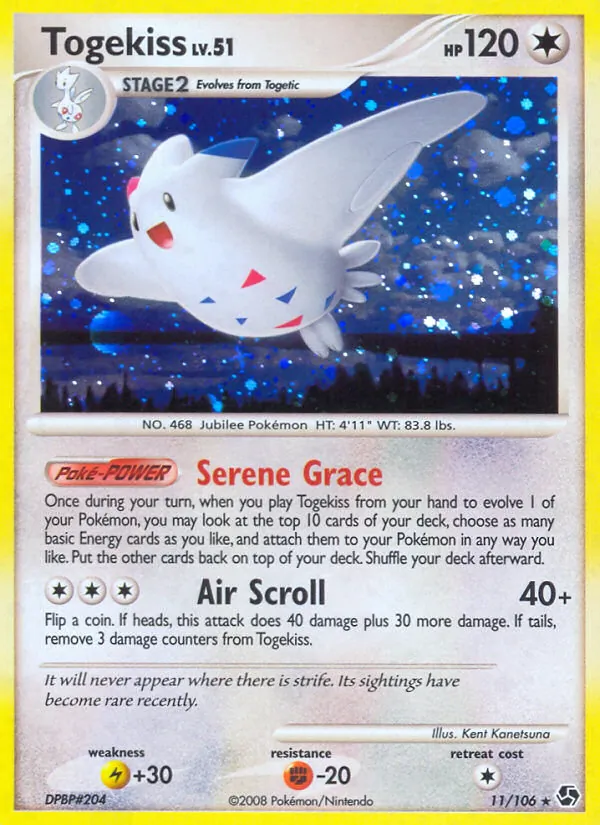 Carte Togekiss 11/106 – Duels au sommet