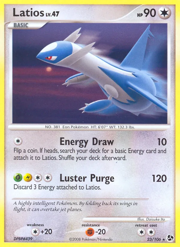 Carte Latios 23/106 – Duels au sommet