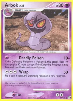 Carte Arbok 33/106 – Duels au Sommets