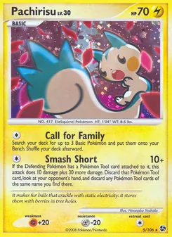 Carte Pachirisu 5/106 – Duels au Sommets