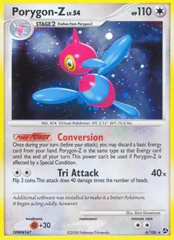 Carte Porygon-Z 6/106 – Duels au Sommets