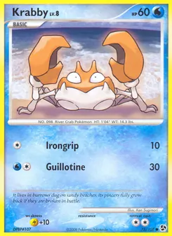 Carte Krabby 75/106 – Duels au Sommets
