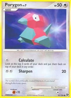 Carte Porygon 81/106 – Duels au Sommets
