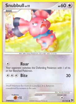 Carte Snubbull 84/106 – Duels au sommet