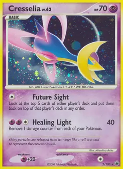 Carte Cresselia 2/100 – Aube Majestueuse