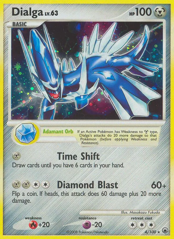 Carte Dialga 4/100 – Aube Majestueuse