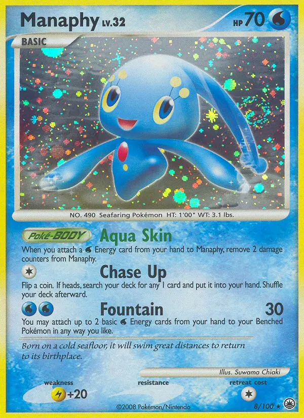 Carte Manaphy 8/100 – Aube Majestueuse