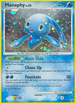Carte Manaphy 8/100 – Aube Majestueuse