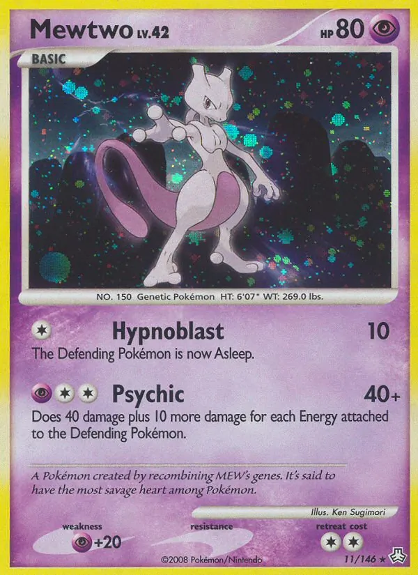Carte Mewtwo 11/146 – Éveil des Légendes
