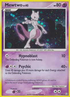 Carte Mewtwo 11/146 – Éveil des Légendes
