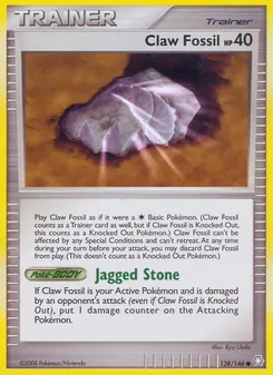 Carte Fossile griffe 138/146 – Éveil des Légendes