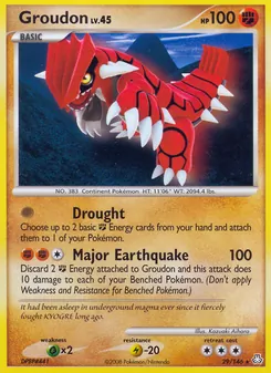 Carte Groudon 29/146 – Éveil des Légendes