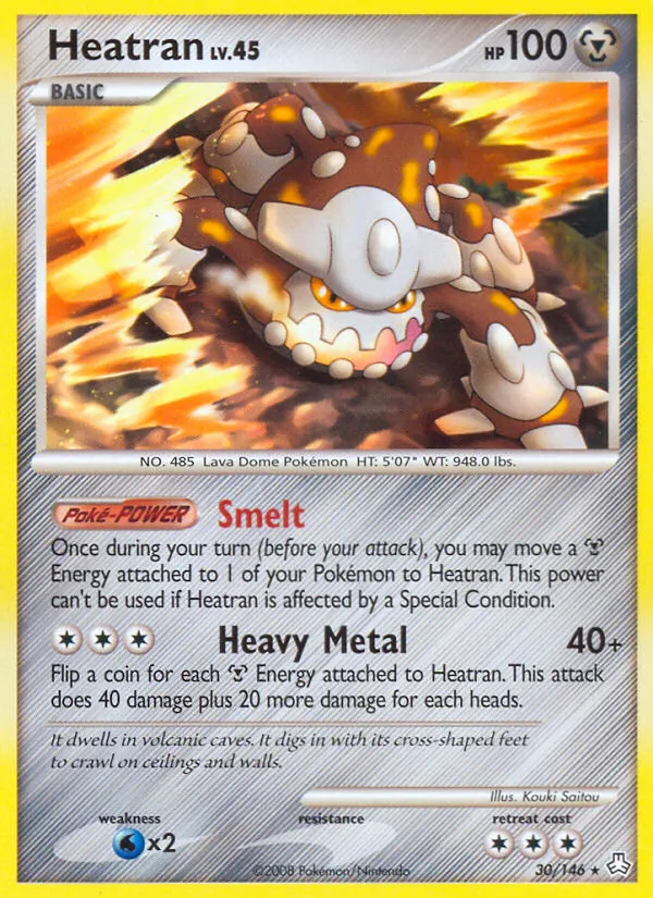 Carte Heatran 30/146 – Éveil des Légendes