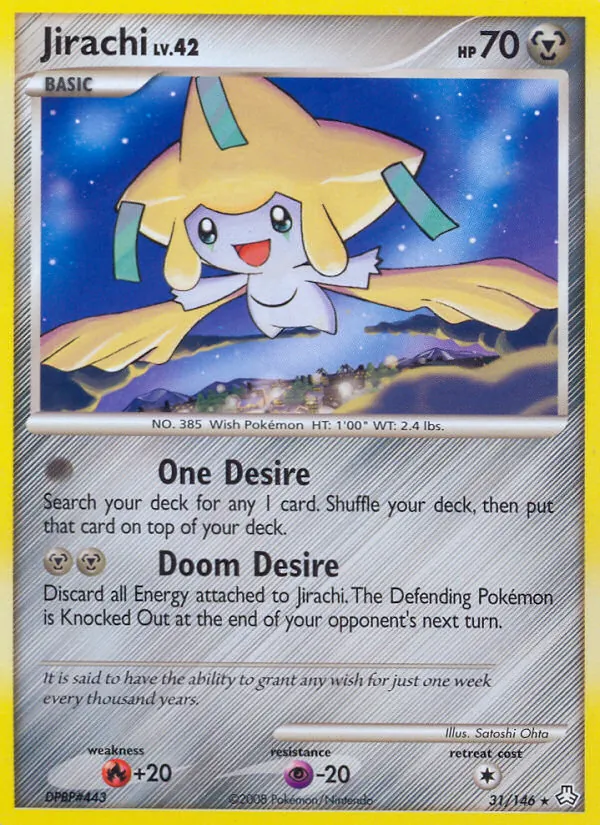 Carte Jirachi 31/146 – Éveil des Légendes