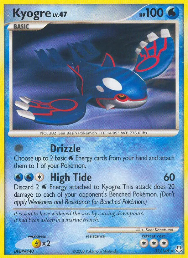 Carte Kyogre 32/146 – Éveil des Légendes
