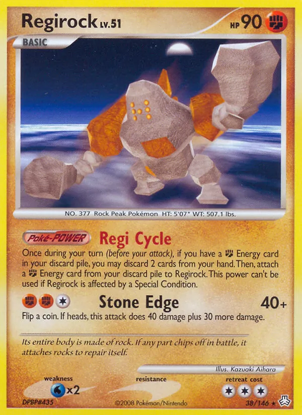 Carte Regirock 38/146 – Éveil des Légendes