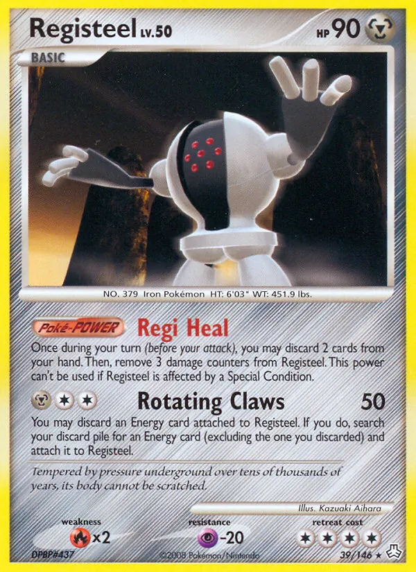Carte Registeel 39/146 – Éveil des Légendes