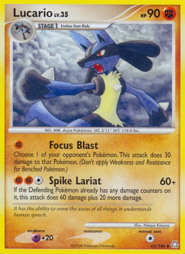 Carte Lucario 61/146 – Éveil des Légendes