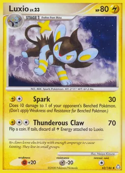 Carte Luxio 62/146 – Éveil des Légendes