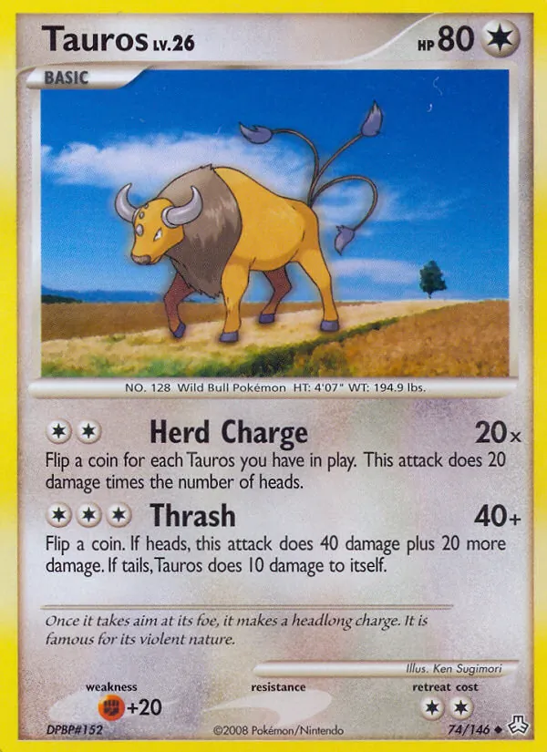 Carte Tauros 74/146 – Éveil des Légendes