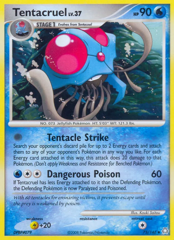 Carte Tentacruel 75/146 – Éveil des Légendes