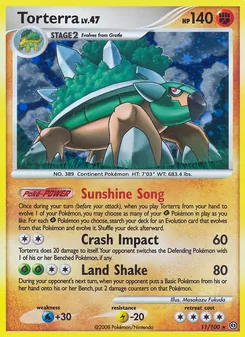 Carte Torterra 11/100 – Tempête