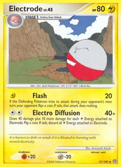Carte Électrode 37/100 – Tempête