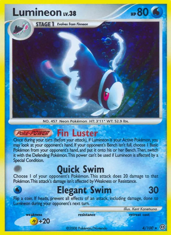 Carte Luminéon 4/100 – Tempête