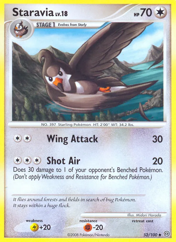 Carte Etourvol 52/100 – Tempête