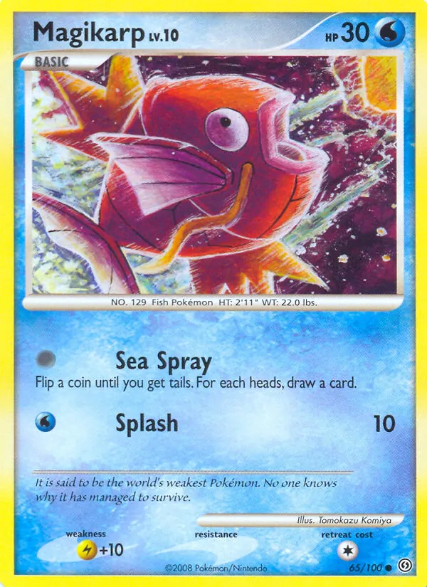 Carte Magicarpe 65/100 – Tempête