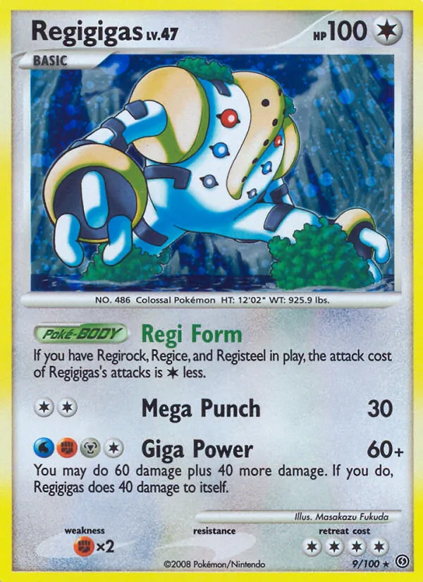 Carte Regigigas 9/100 – Tempête