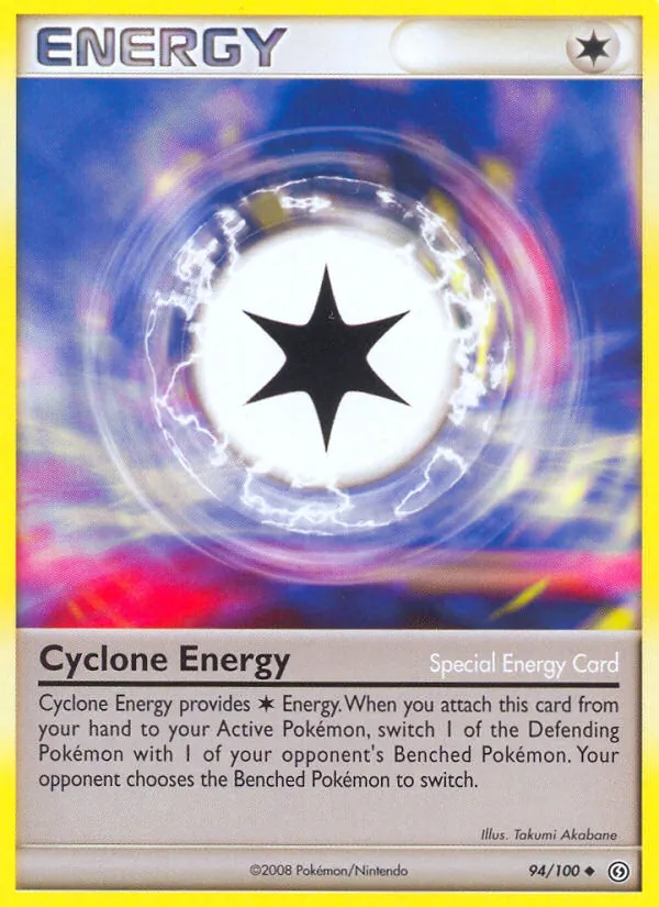 Carte Énergie Cyclone 94/100 – Tempête