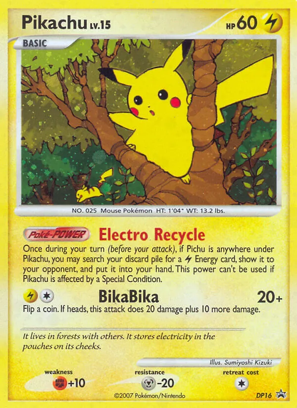 Carte Pikachu DP16 – Promo DP