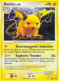 Carte Raichu DP21 – Promo DP